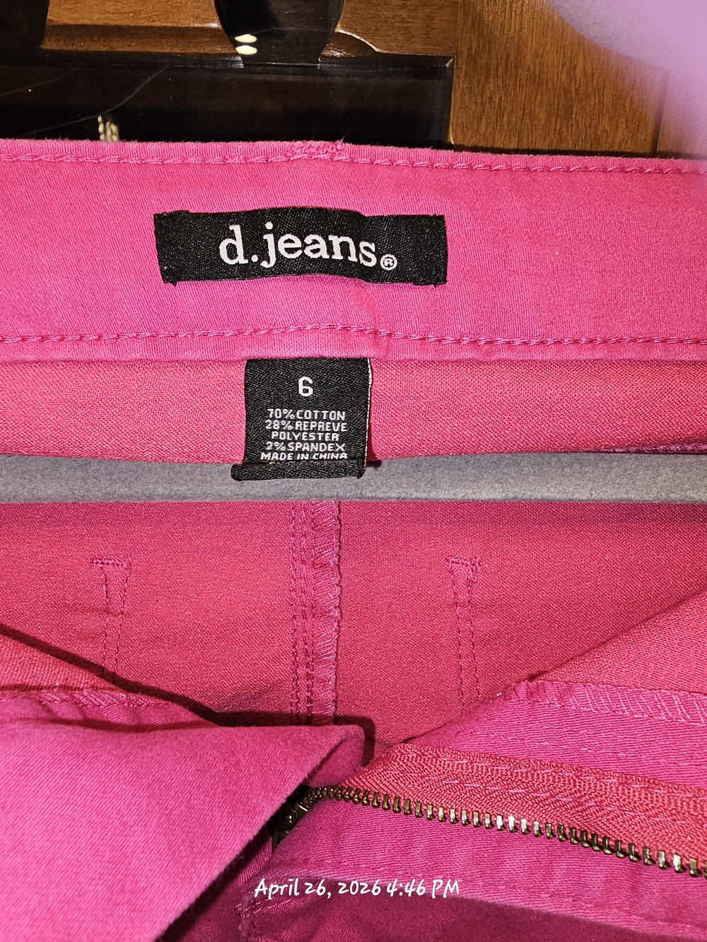 d. jeans Hot Pink Women’s Skinny Jeggings